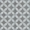 Restpartij Zwanenburg: ca. 4m2 GeoProArte Design 60x60x4 cm Belgian Blue Dark Grey Flower