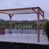 JWOODS DHZ Pergola XL 400x400 cm, Geschaafd