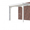 Veranda Classic 300, 312 x 310 cm., vuren, dakplaten helder, wit gespoten