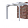 Veranda Classic 300, 312 x 360 cm., vuren, dakplaten helder, lichtgrijs gespoten