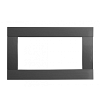 Vuren vast raam met helder glas, 71,2 x 43,8 cm., antraciet gespoten