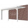 Veranda Classic 500, 512 x 310 cm., vuren, dakplaten helder, wit gespoten