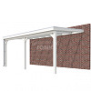 Veranda Classic 600, 612 x 360 cm., vuren, dakplaten helder, wit gespoten