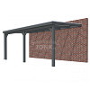 Veranda Classic 600, 612 x 410 cm., vuren, dakplaten helder, antraciet gespoten