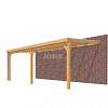 Veranda Classic 700, 712 x 360 cm., douglas, dakplaten helder, kleurloos geïmpregneerd