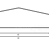 muurafdekb 45x100 zwart gecoat