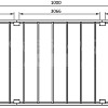 JWOODS Buitenverblijf XL Modern 1000x314 cm