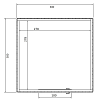 JWOODS Berging 248x300 cm Geschaafd met verticaal triple rabat zwart