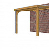 Veranda Classic 300, 312 x 310 cm., douglas, dakplaten helder, groen geïmpregneerd