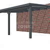 Veranda Classic 600, 612 x 410 cm., vuren, dakplaten helder, antraciet gespoten