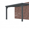 Veranda Classic 400, 412 x 310 cm., vuren, dakplaten helder, antraciet gespoten