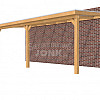 Veranda Classic 700, 712 x 310 cm., douglas, dakplaten helder, kleurloos geïmpregneerd