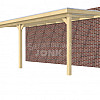 Veranda Classic 700, 712 x 360 cm., vuren, dakplaten opaal, onbehandeld