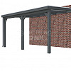 Veranda Classic 500, 512 x 360 cm., vuren, dakplaten opaal, antraciet gespoten