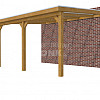 Veranda Classic 500, 512 x 410 cm., douglas, dakplaten helder, groen geïmpregneerd