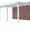 Veranda Classic 500, 512 x 410 cm., vuren, dakplaten helder, wit gespoten