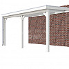 Veranda Classic 500, 512 x 360 cm., vuren, dakplaten helder, wit gespoten