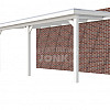 Veranda Classic 600, 612 x 360 cm., vuren, dakplaten helder, wit gespoten