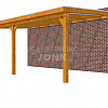 Veranda Classic 700, 712 x 410 cm., douglas, dakplaten helder, transparant gespoten