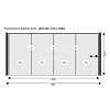 Glazen Schuifwand 346(B)x224(H) cm tbv zijkant Buitenverblijf 370 cm diepte