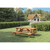 Picknicktafel Business geolied hardhout 200x160x75 cm