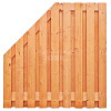 JWOODS Tuinscherm Red Wood 19-planks afbouw rechts 180/90x180 cm Geschaafd