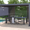 Shuttershade Aluminium Pergola 300x400x255cm Charcoal RAL 7015 Vrijstaand