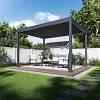 Shuttershade Aluminium Pergola 300x400x255cm Charcoal RAL 7015 Vrijstaand