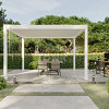 Shuttershade Aluminium Pergola 300x400x255cm White RAL 9016 Vrijstaand