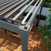 Shuttershade Aluminium Pergola 360x400x255cm Charcoal RAL 7015 Vrijstaand