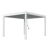 Shuttershade Aluminium Pergola 360x400x255cm White RAL 9016 Vrijstaand