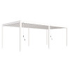 Shuttershade Aluminium Pergola 360x720x255cm White RAL 9016 Vrijstaand