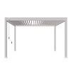 Shuttershade Aluminium Pergola Prime 400x400x255cm White RAL 9016 Vrijstaand