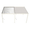 Shuttershade Aluminium Pergola Prime 400x600x255cm White RAL 9016 Vrijstaand