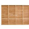 JWOODS Wand Modern 201 tot 300 cm - Zweeds rabat naturel enkelzijdig