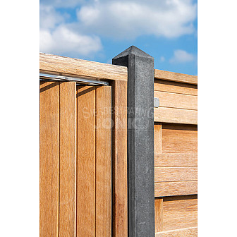 Flex Fence rvs zelfbouwpakket excl. hout, raillengte 96 cm