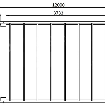 JWOODS Buitenverblijf XL Modern 1200x314 cm