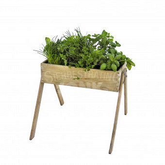 Grenen minigarden junior, 45 x 53 x 60 cm., groen geïmpregneerd