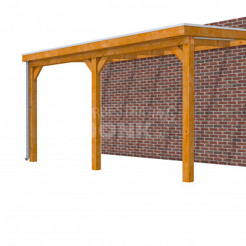 Veranda Classic 500, 512 x 310 cm., douglas, dakplaten opaal, transparant gespoten