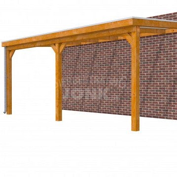 Veranda Classic 600, 612 x 310 cm., douglas, dakplaten opaal, transparant gespoten