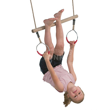 Houten ringtrapeze