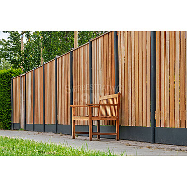 Tuinbank Nice geolied hardhout 125x55x86 cm