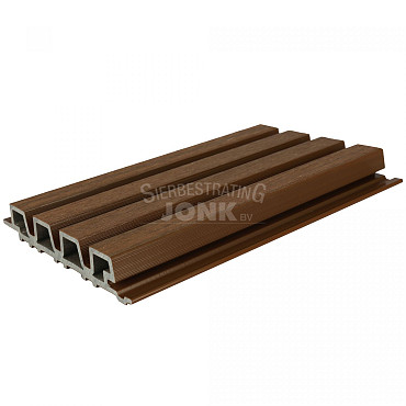 NewTechWood Castellation HKC co-extrusie wandbekleding rhombus profiel 3,3x21,5x390 cm Ipé