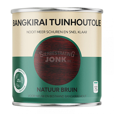 Bangkirai tuinhoutolie natuur bruin 750 ml