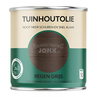 Tuinhoutolie regen grijs 750 ml