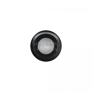 SMART FLUX TONE grondspot Ø60 mm met ring Ø68 mm black