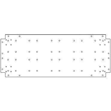 Verzinkt staal bodemplaat 40x100 cm