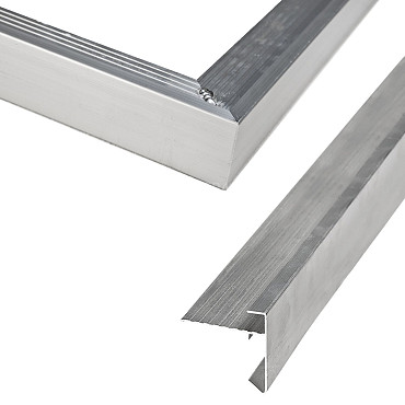 Aluminium daktrim tbv prieel Modern middel