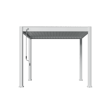 Shuttershade Aluminium Pergola 300x300x255cm White RAL 9016 Vrijstaand