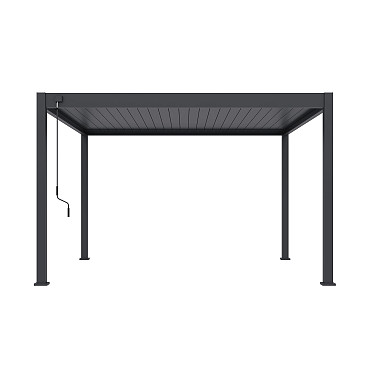 Shuttershade Aluminium Pergola 360x400x255cm Charcoal RAL 7015 Vrijstaand